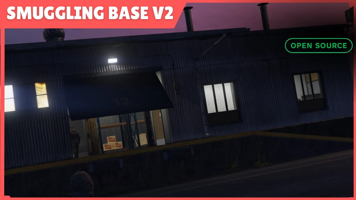 Smuggling Base V2 MLO FiveM | Secret Criminal Base | Open Source